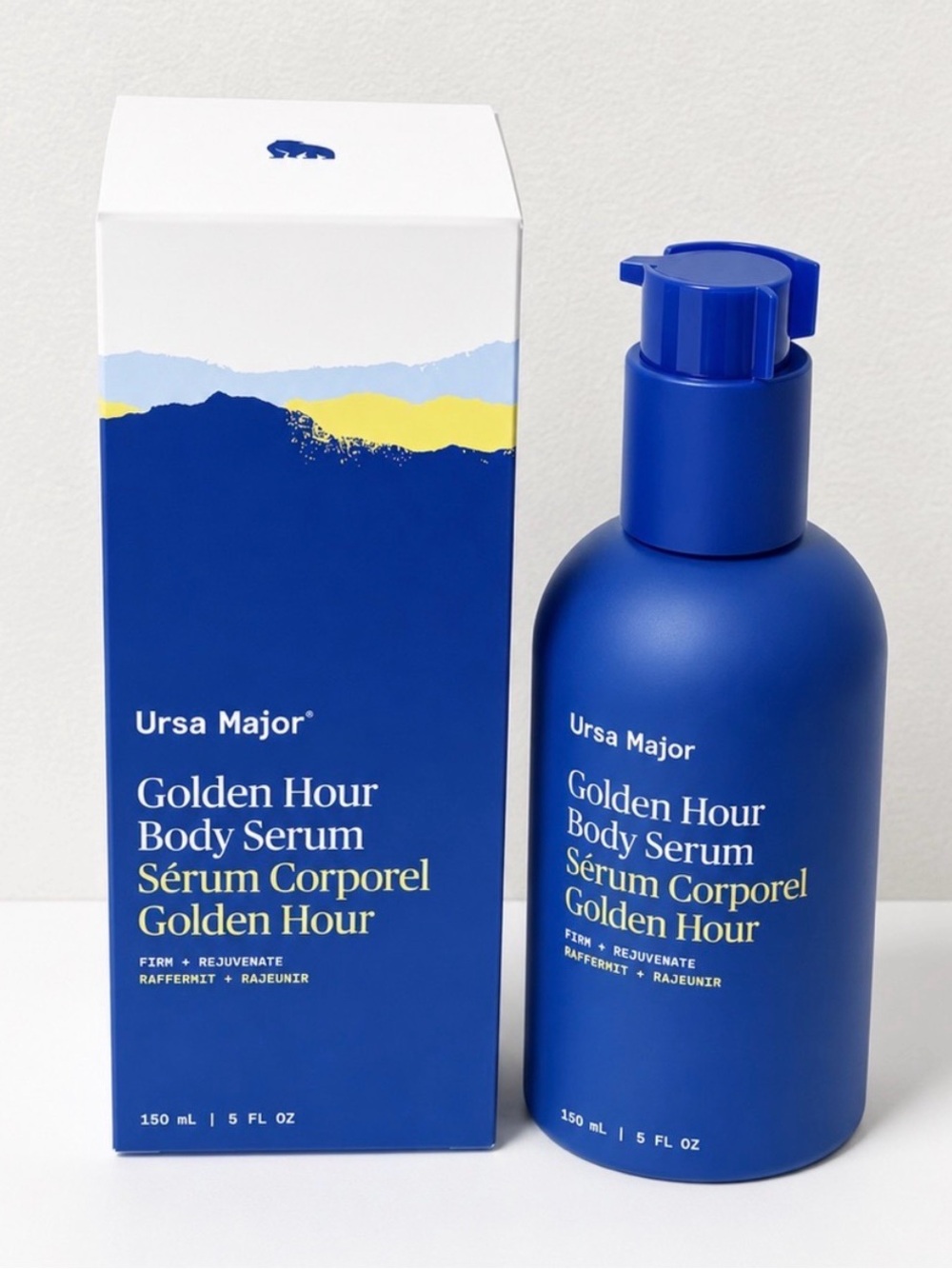 Ursa Major Golden Hour Body Serum — Blue & Yellow Bottle